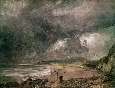 Weymouth Bay with Approaching Storm John Constable